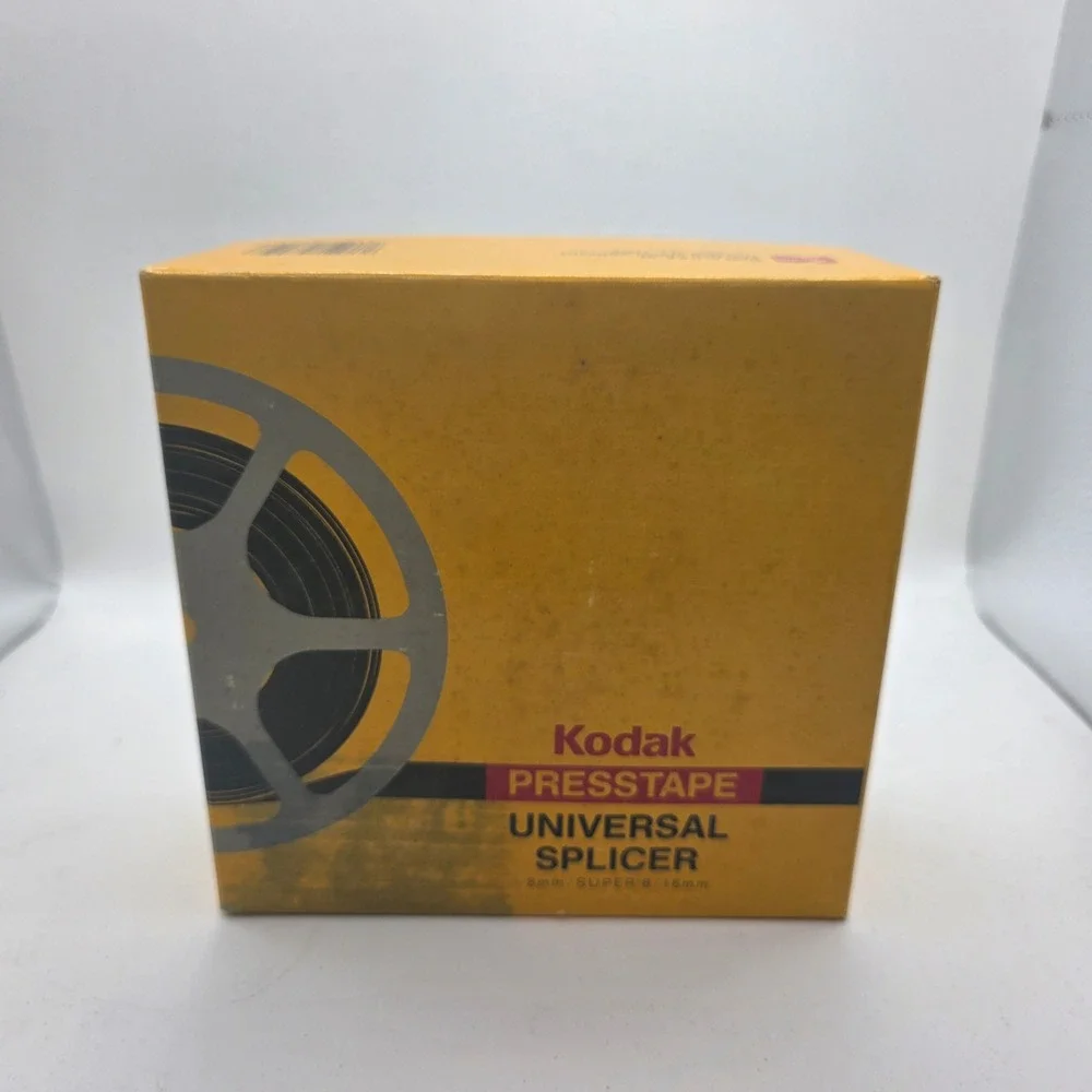 Kodak Presstape Universal Splicer D550 8mm Super 8 16mm Film Box Tape Complete